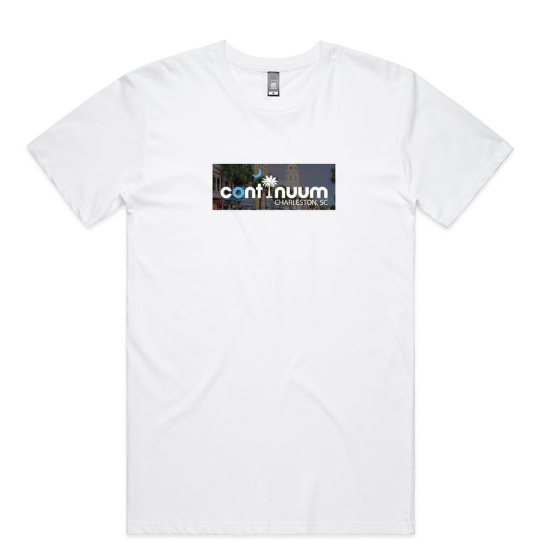 Continuum - Charleston Rainbow Row Tee - White