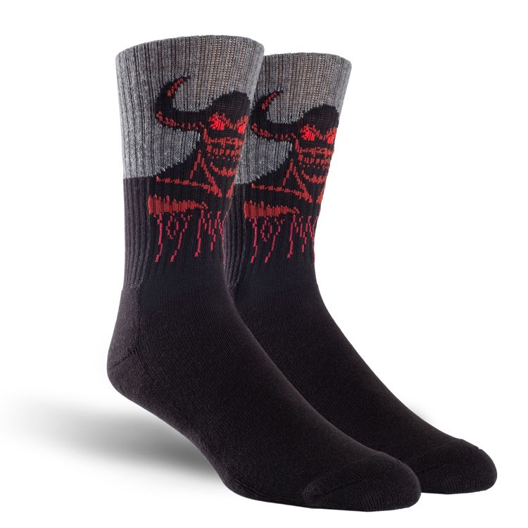 Toy Machine - Hell Monster Socks - Black/Red