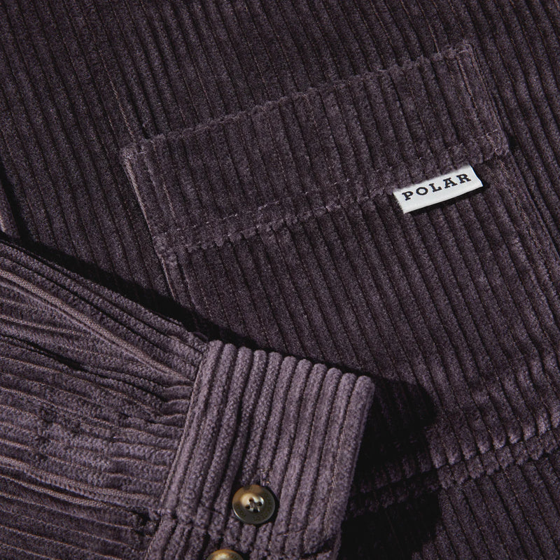 Polar - Cord Shirt - Dark Violet