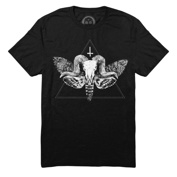 Midnight Skateboarding - The Horned God Tee - Black