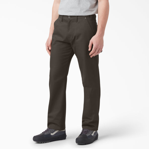 Dickies - Regular Fit Duck Carpenter Pants - Chocolate Brown