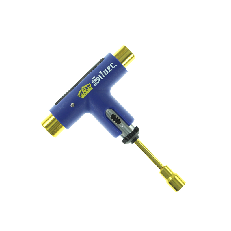 Silver Skate Tool - Blue