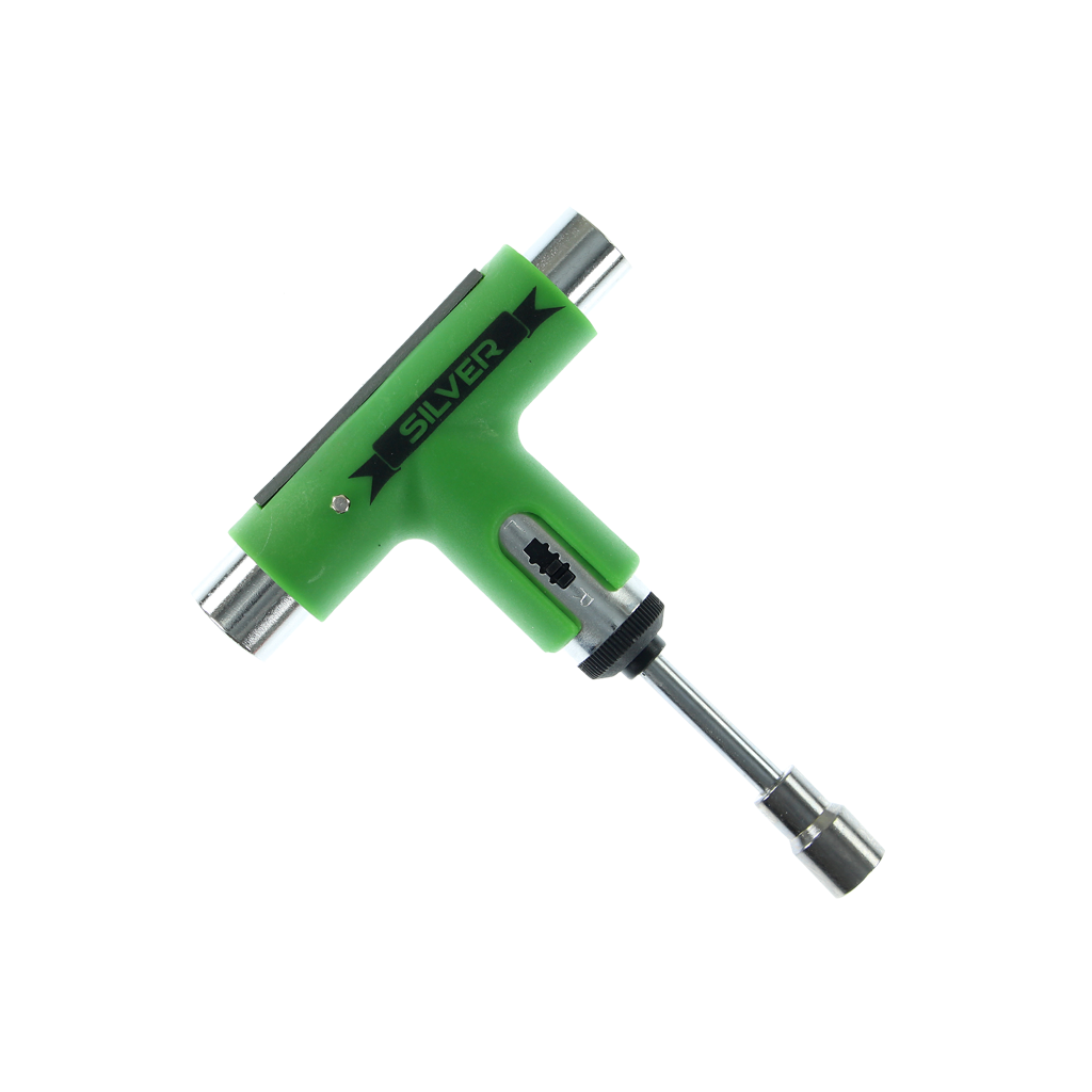 Silver Skate Tool - Green