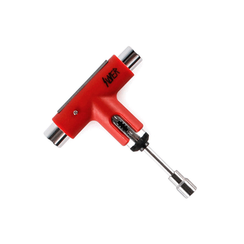 Silver Skate Tool - Red