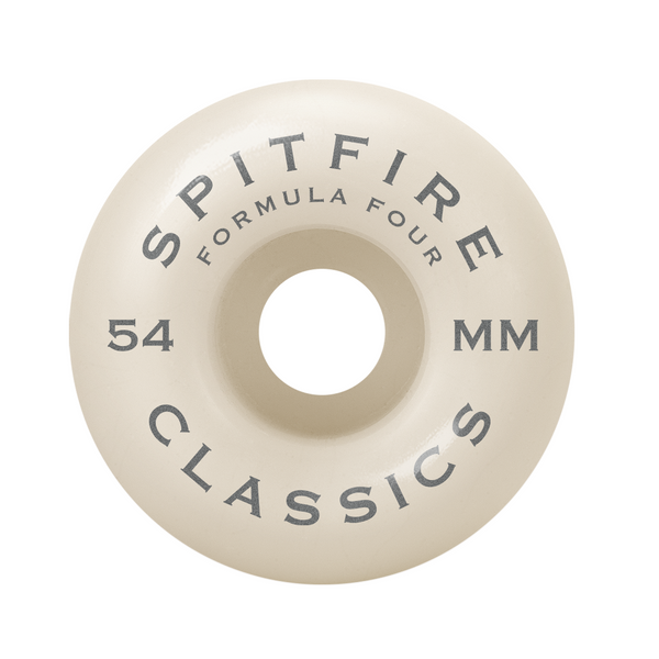 Spitfire - 54mm F4 99 Classic Swirl White/Silver