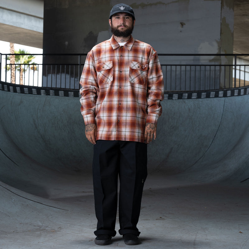 Dickies- Ronnie Sandoval Flannel - Burnt Ombré