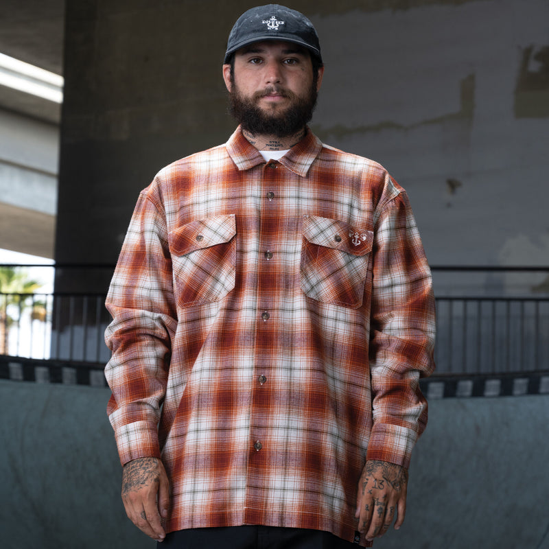 Dickies- Ronnie Sandoval Flannel - Burnt Ombré