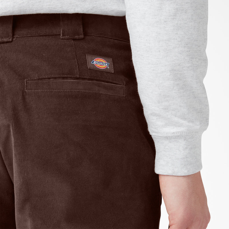 Dickies - Flat Front Corduroy Pants - Chocolate Brown