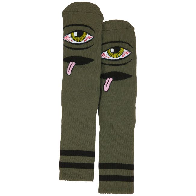 Toy Machine - Bloodshot Eye Socks - Army