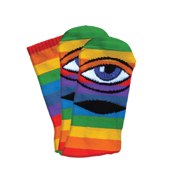 Toy Machine - Sect Eye Socks - Rainbow