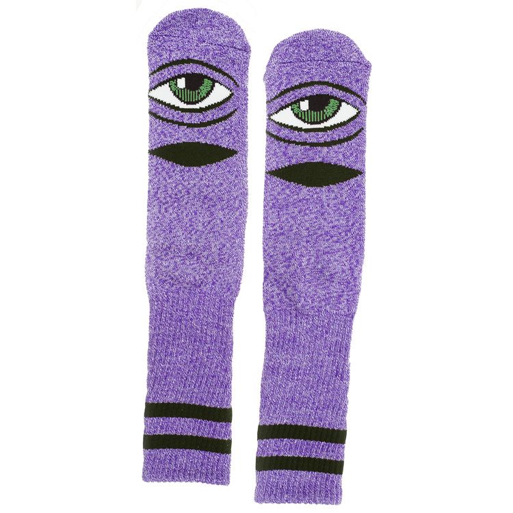 Toy Machine - Heather Sect Eye Socks - Purple